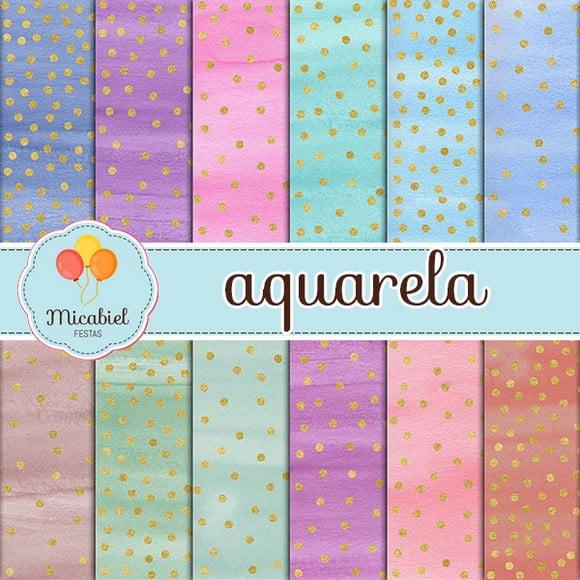 Papel Digital - Aquarela 11