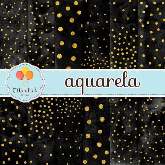 Papel Digital - Aquarela 16