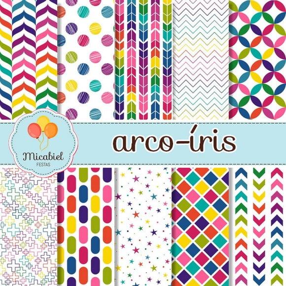 Papel Digital - Arco-íris 1