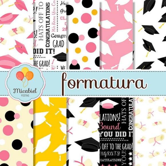 Papel Digital - Formatura 2019 (rosa)