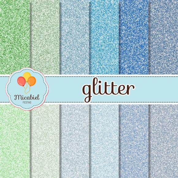 Papel Digital - Glitter 14