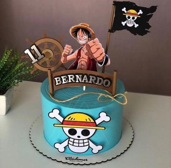Arquivo de Corte - Topo de Bolo (one Piece) 5