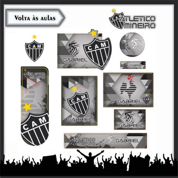 Arquivo de Corte - Etiqueta Escolar (atlético Mineiro) a