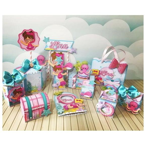 Arquivo de Corte - Fundo do Mar Menina 1