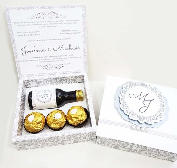 Arquivo de Corte - Caixa Convite (casamento) 5