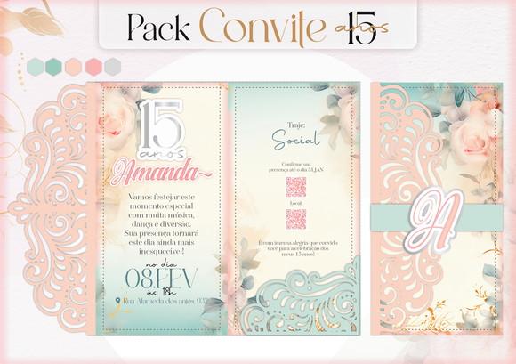 Leve + 13 - Arquivo de Corte - Convite 15 Anos 2