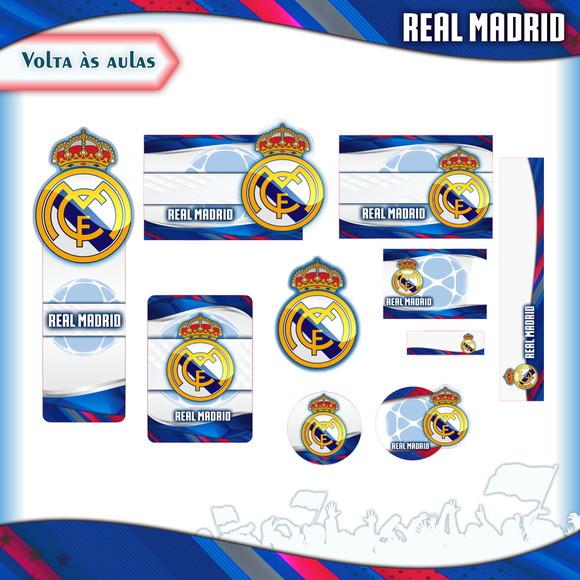 Arquivo de Corte - Etiqueta Escolar (real Madrid) B