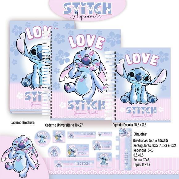 Arquivo Digital - Etiqueta Escolar (lilo e Stitch) G