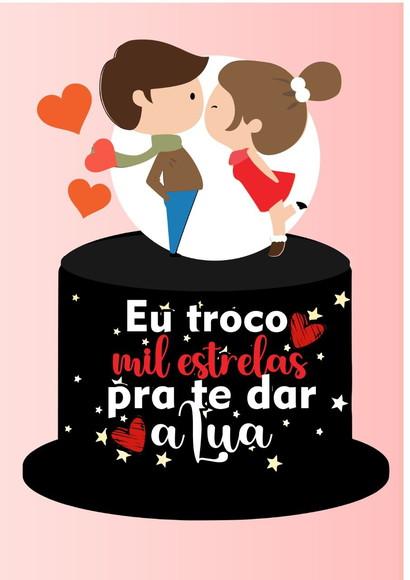 Arquivo de Corte - Topo de Bolo (dia dos Namorados) 34