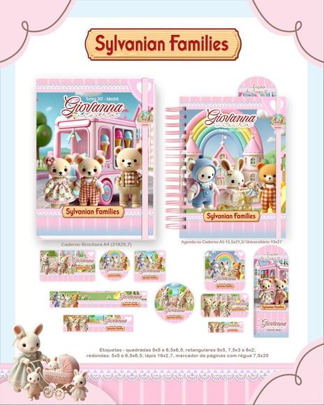 Arquivo Digital - Etiqueta Escolar (sylvanian Families) a