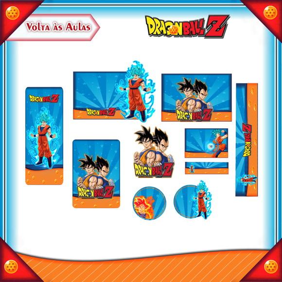 Arquivo de Corte - Etiqueta Escolar (dragon Ball Z) G
