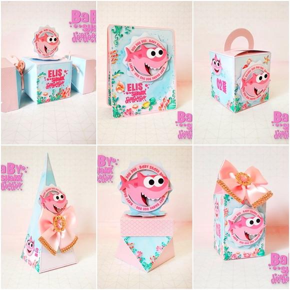 Arquivo De Corte - Baby Shark Rosa 10
