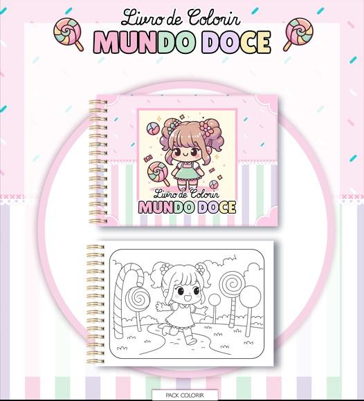 Arquivo Digital - Livro de Colorir (mundo Doce) 1