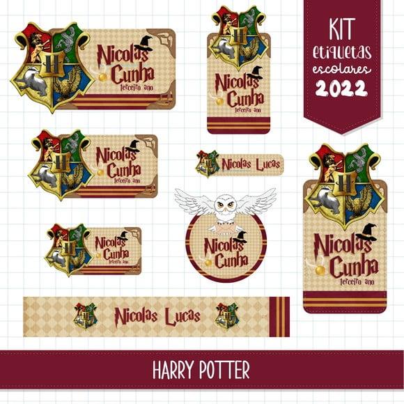 Arquivo de Corte - Etiqueta Escolar (harry Potter) D
