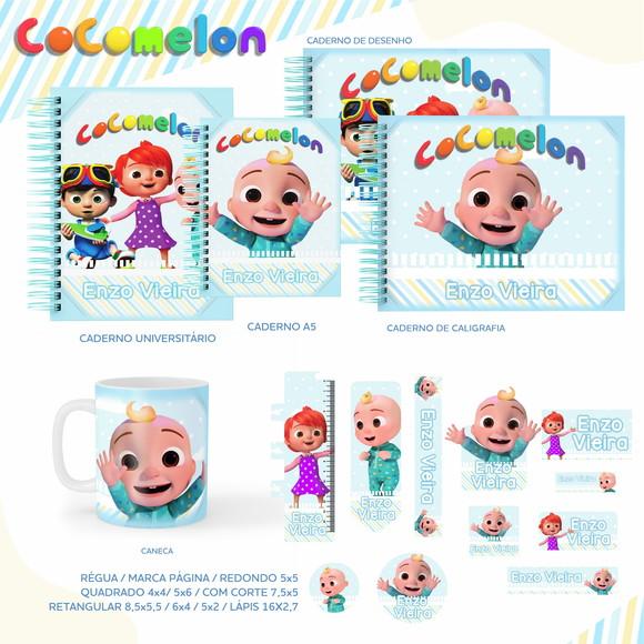 Arquivo Digital - Etiqueta Escolar (cocomelon) c
