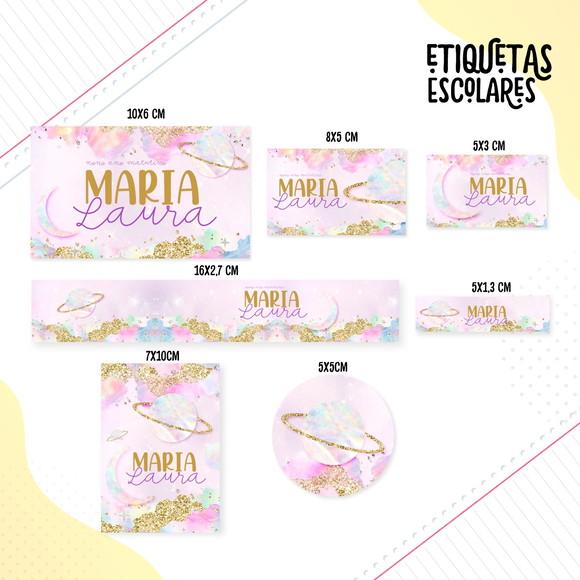 Leve + 13 Arquivo de Corte - Etiqueta Escolar (universo) c