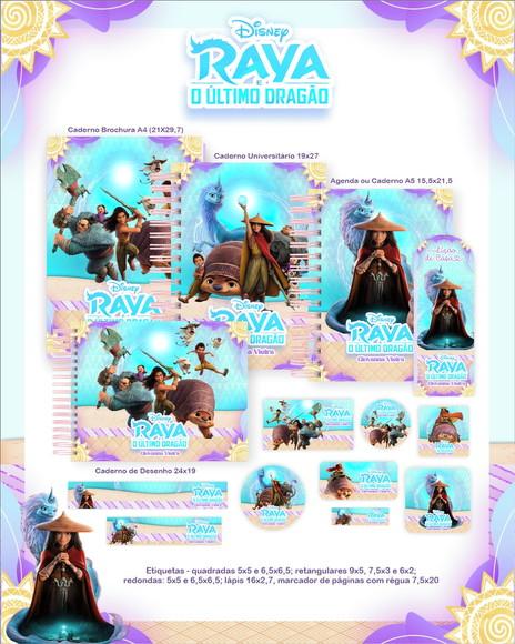 Arquivo Digital Etiqueta Escolar (raya e o Último Dragão) B