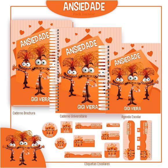Leve + 13 - Arquivo Digital - Etiqueta Escolar (ansiedade) a