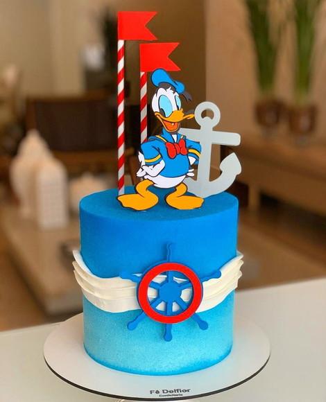 Arquivo de Corte - Topo de Bolo (Pato Donald) 1