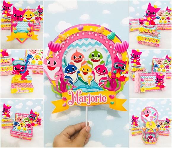 Arquivo De Corte - Baby Shark Rosa 8