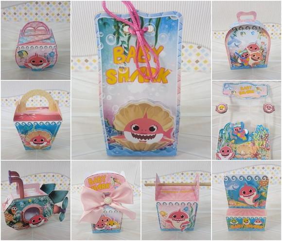Arquivo De Corte - Baby Shark Rosa 5