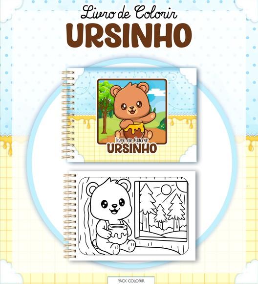 Arquivo Digital - Livro de Colorir (ursinho) 1