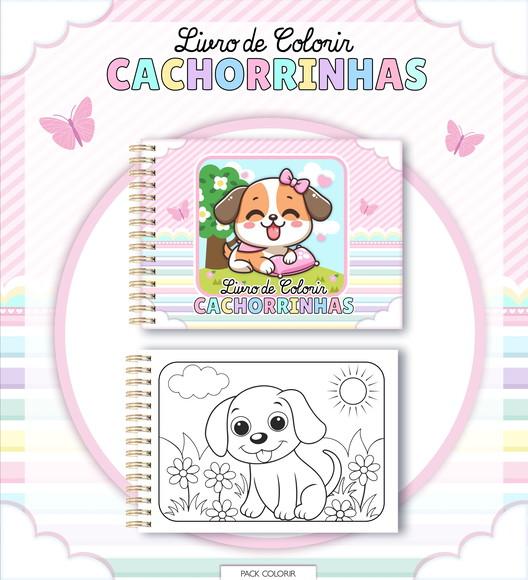 Arquivo Digital - Livro de Colorir (cachorrinhas) 1