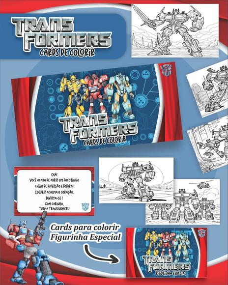 Arquivo Digital - Cards para Colorir (transformers) 1