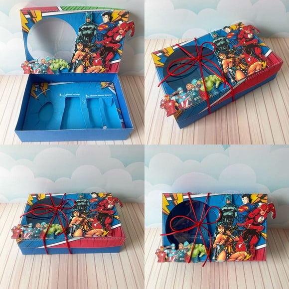 Arquivo de Corte - Mini Confeiteiro (super Heróis) 1