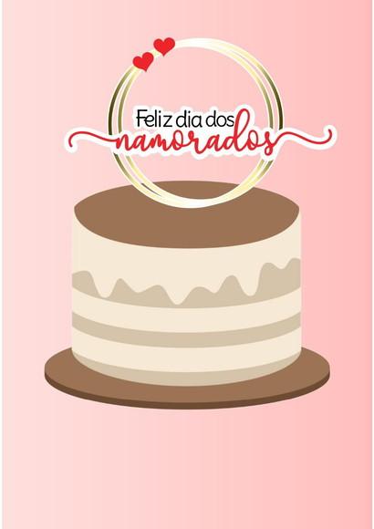 Arquivo de Corte - Topo de Bolo (dia dos Namorados) 36