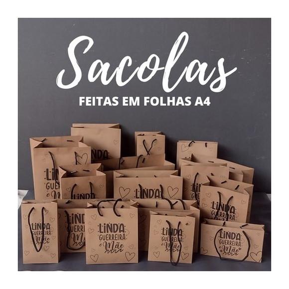 Arquivo de Corte - Kit Sacolas 1