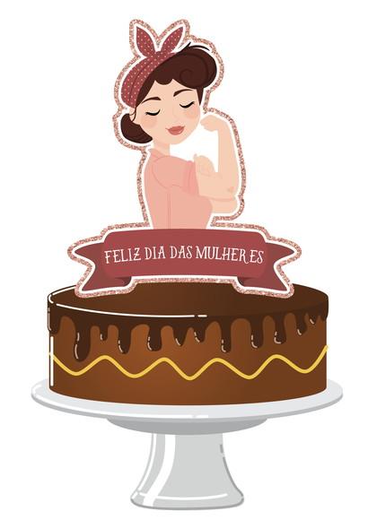 Arquivo de Corte - Topo de Bolo (dia das Mulheres) 1