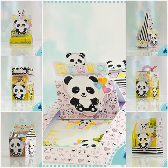 Arquivo de Corte - Panda Menina 19