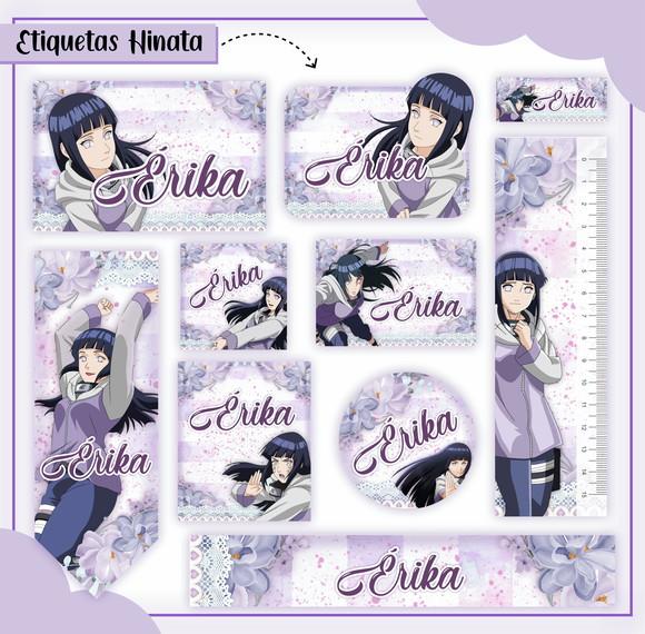 Arquivo de Corte - Etiqueta Escolar (hinata) B