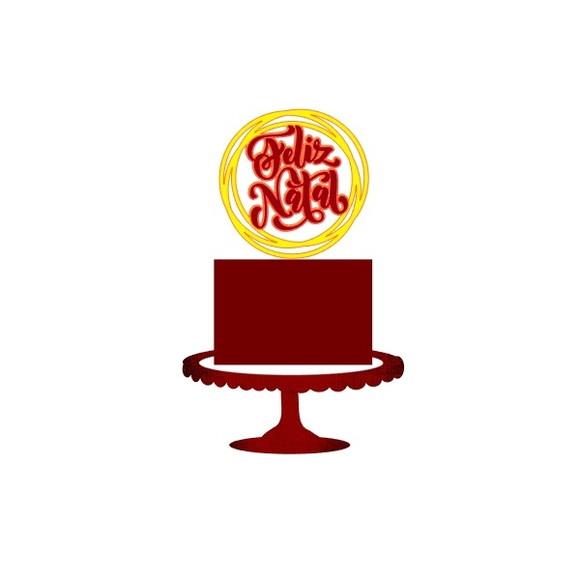Arquivo de Corte - Topo de Bolo (natal) 70