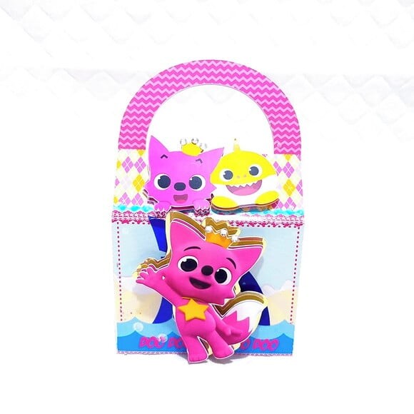 Leve + 13 Arquivo de Corte - Baby Shark Rosa 4