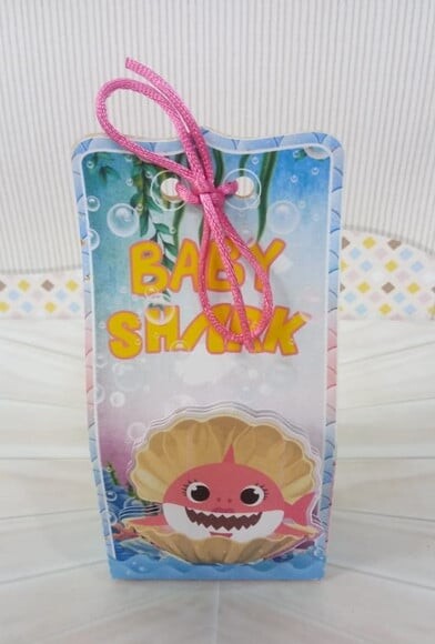 Leve + 13 Arquivo De Corte - Baby Shark Rosa 5