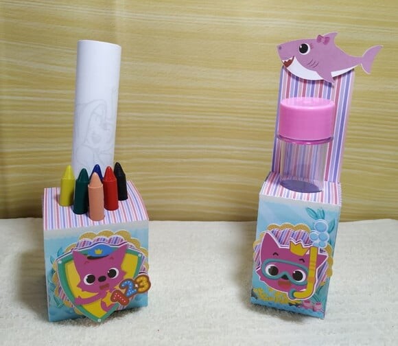 Leve + 13 Arquivo De Corte - Baby Shark Rosa 6