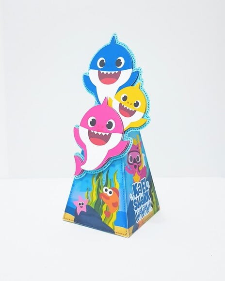 Leve + 13 Arquivo De Corte - Baby Shark Rosa 7