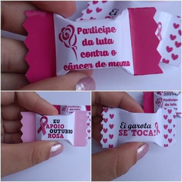 Leve + 13 Arquivo De Corte - Balas (outubro Rosa) 2
