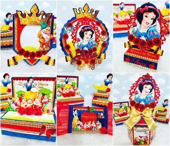 Leve + 13 Arquivo De Corte - Branca De Neve 18