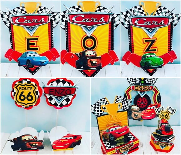 Leve + 13 Arquivo De Corte - Carros Disney 17