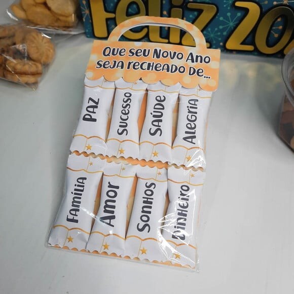 Leve + 13 Arquivo de Corte - Cesta Ano Novo 1