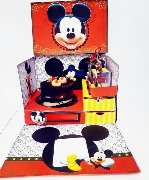 Leve + 13 Arquivo de Corte - Festa na Caixa (Mickey) 1