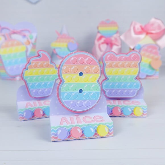 Leve + 13 Arquivo de Corte - Fidget Toy Pop It 12