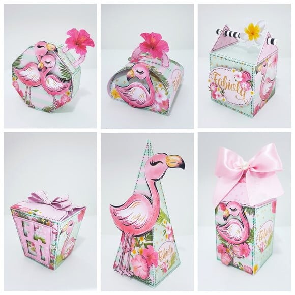 Leve + 13 Arquivo De Corte - Flamingo 11