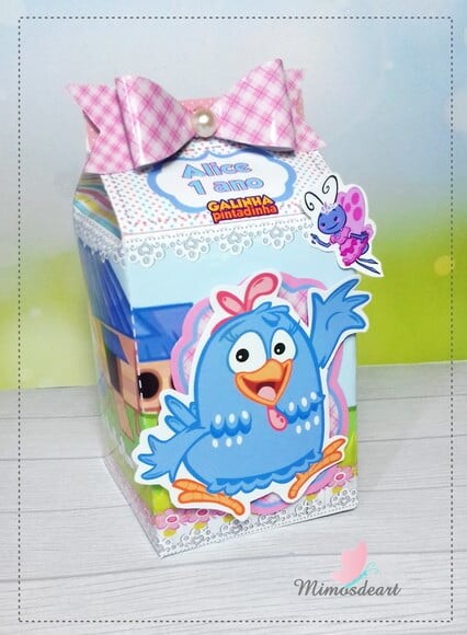 Leve + 13 Arquivo De Corte - Galinha Pintadinha Menina 22