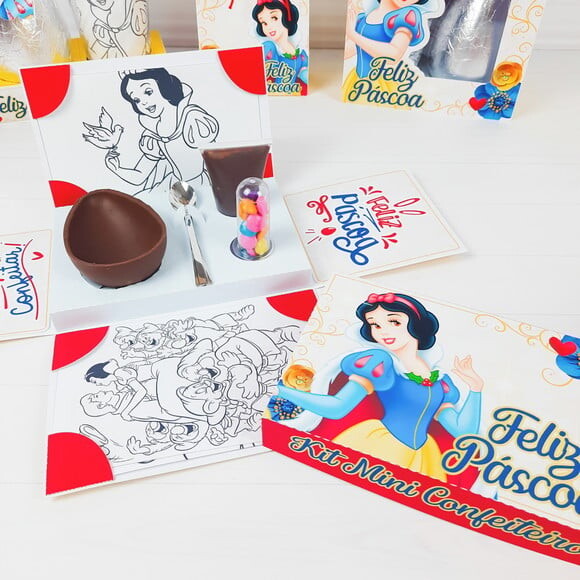 Leve + 13 Arquivo de Corte - Kit Páscoa (Branca de Neve) 1