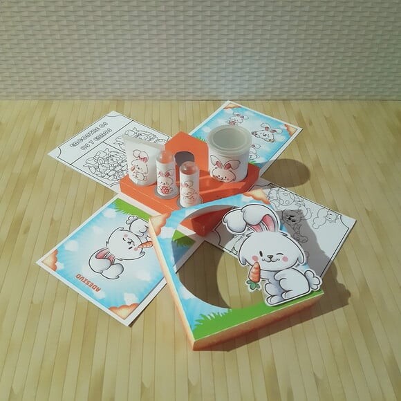 Leve + 13 Arquivo de Corte - Kit Páscoa (Coelhinhos) 2