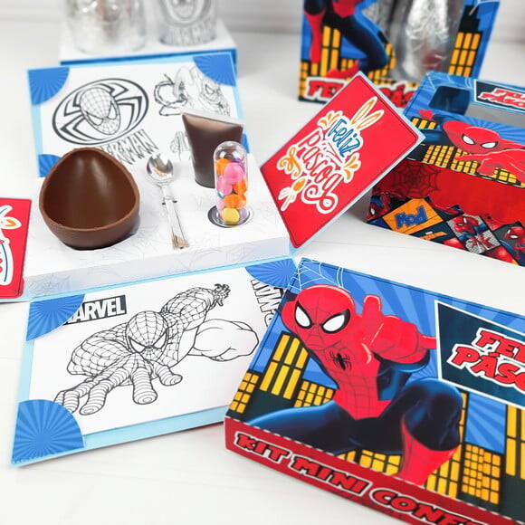 Leve + 13 Arquivo de Corte - Kit Páscoa (Homem Aranha) 1